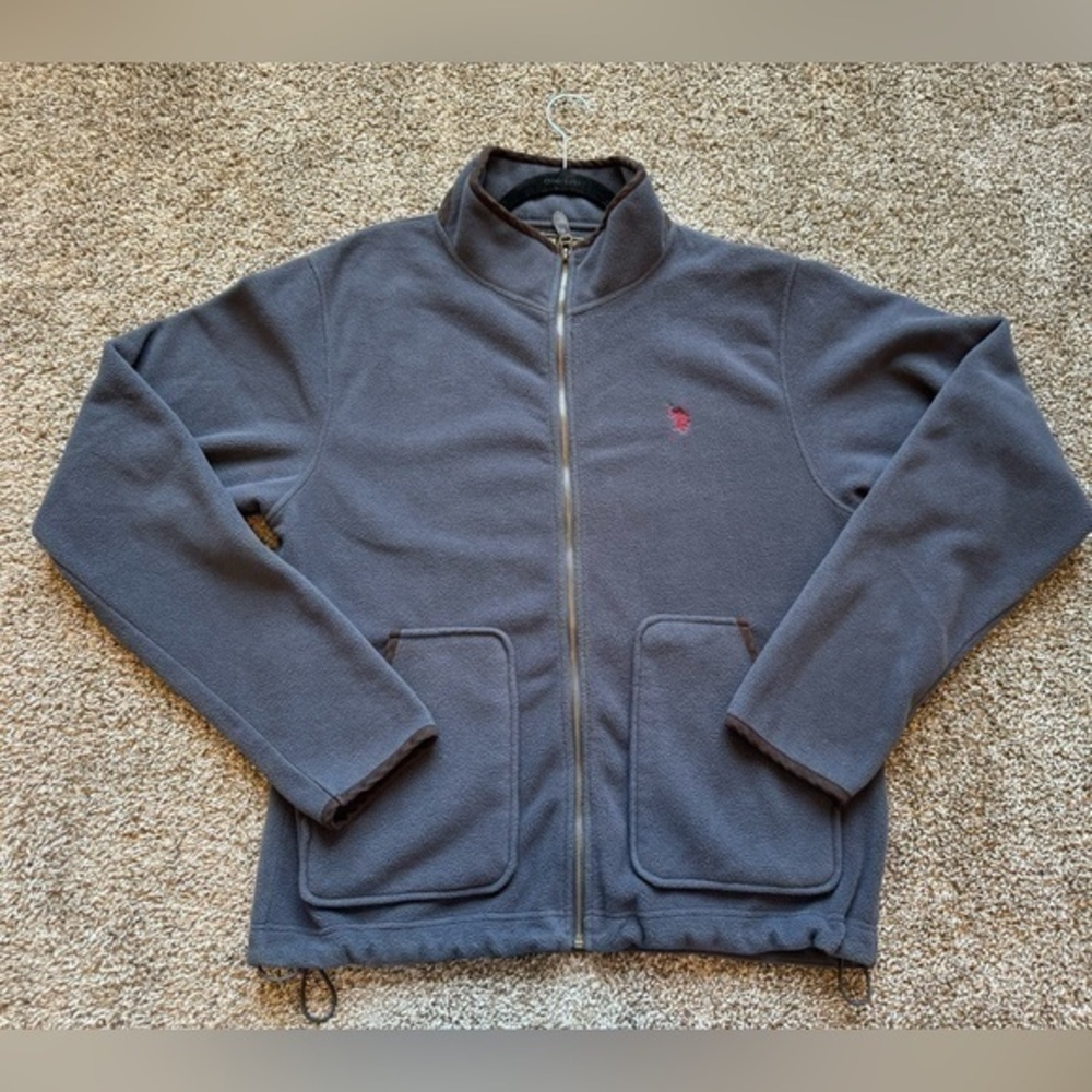 U. S. Polo Assn fleece quarter zip Mens Large